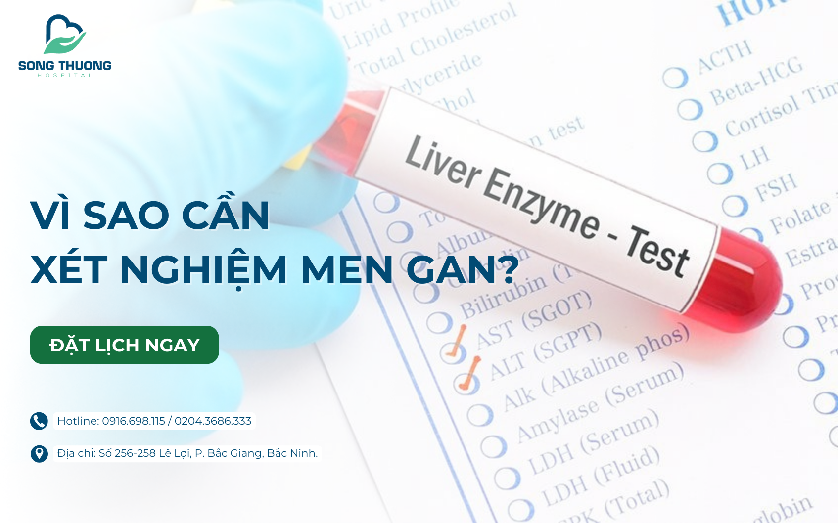 ❓VÌ SAO CẦN CHỦ ĐỘNG XÉT NGHIỆM MEN GAN?